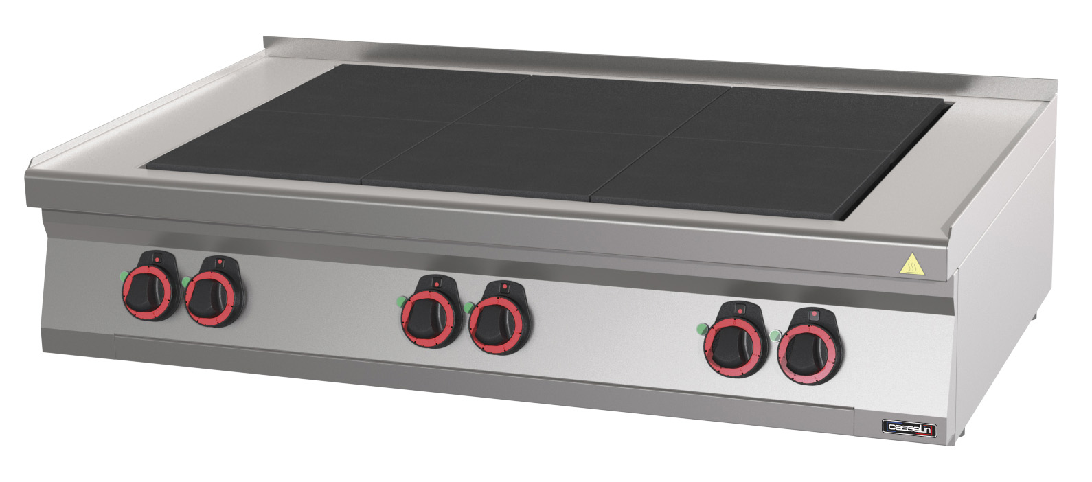 Fourneau électrique à poser 6 plaques coup de feu 120