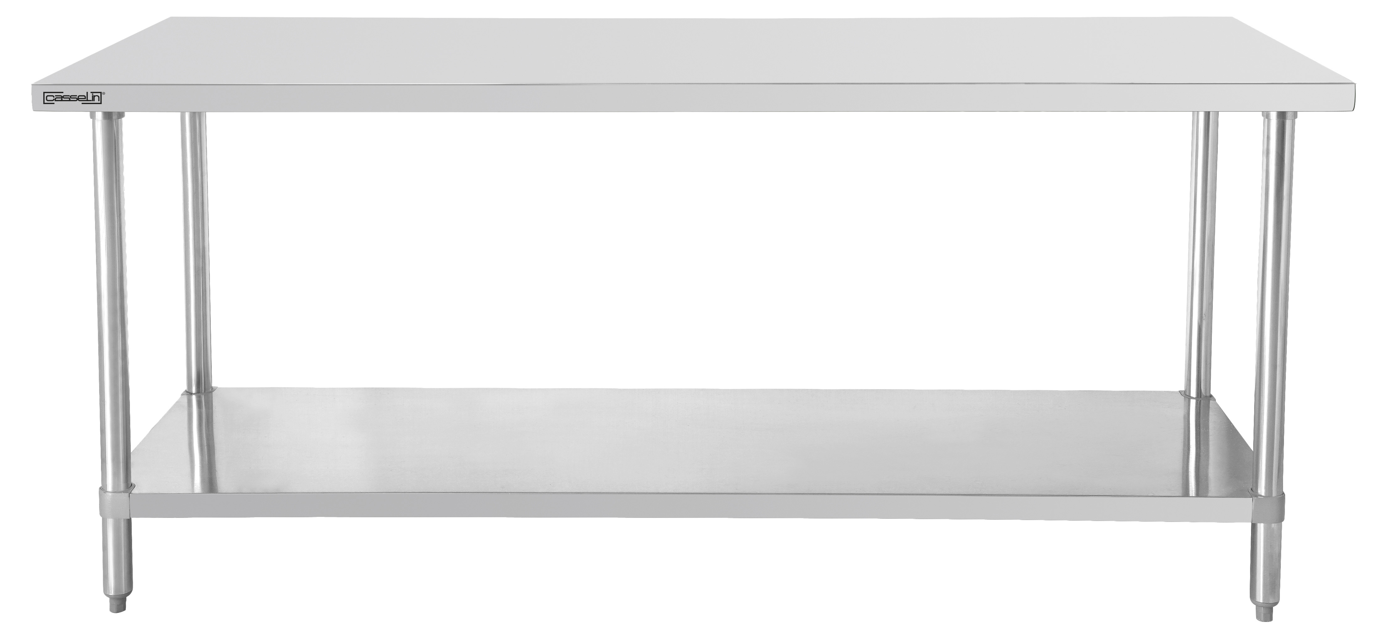 Table de travail inox 700 avec étagère 1200 mm