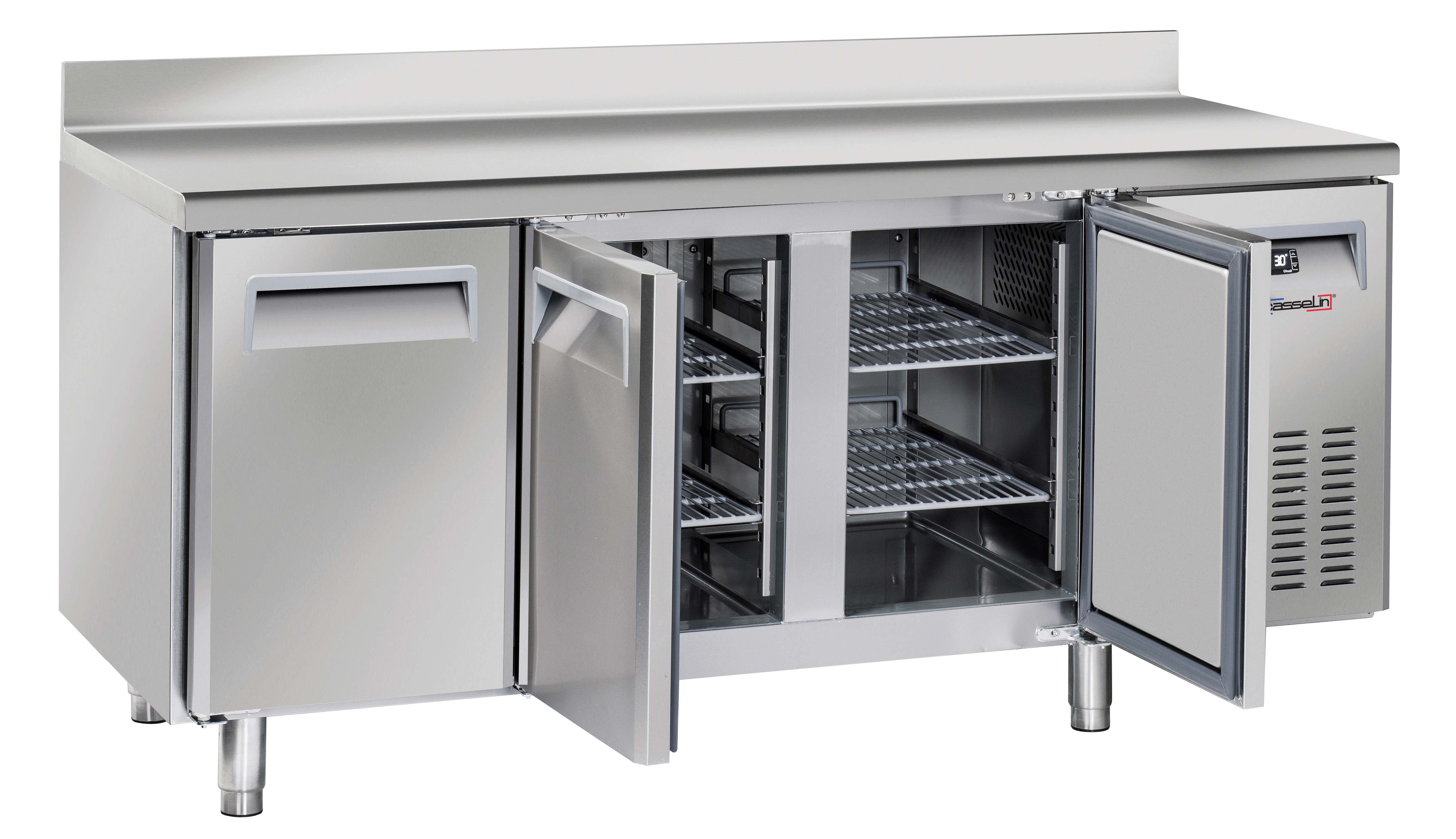 Table réfrigérée avec dosseret 3 portes